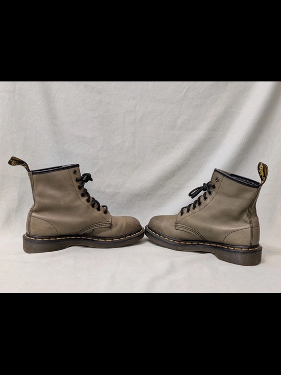 Dr Martens 1460 Vintage MIE Olive Green Leather Boots Made in England Men’s US 7 main image 6